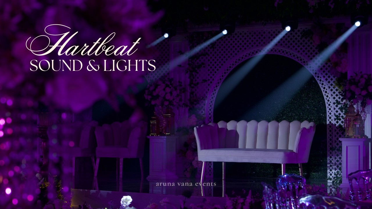 Wedding Spotlight Setup — dekorasi wedding Aruna Vana Events Jakarta Selatan
