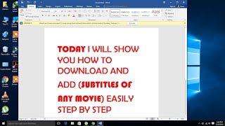 how to add subtitles to a downloaded movie in vlc media player!!easy few seconds!!