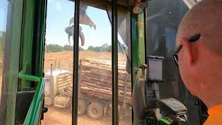 Logging- a helpful tip when loading log trucks