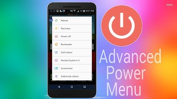 Advanced power menu!