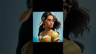 if Pocahontas wears glasses be like.. #disney #disneyprincess #glasses #pocahontas #princess