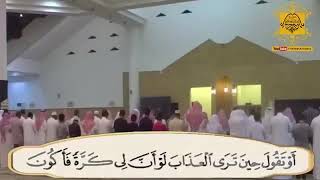 وَيَوْمَ الْقِيَامَةِ تَرَى الَّذِينَ كَذَبُوا عَلَى اللَّه       تلاوة خاشعه للشيخ ياسر الدوسري