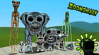 NEW BOSS ZOONOMALY FAMALY MONSTERS ALL JUMPSCARE in Garry's Mod !
