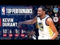 Kevin durants epic 50 pointperformance in game 6  april 26 2019