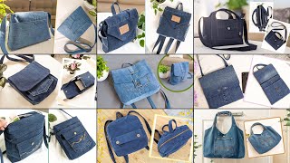 9 DIY Cute Denim Bags Out of Old Jeans Part 2  | Compilation | Fast Speed Tutorial | Upcycle Crafts