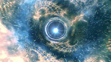 Going through a space tunnel with fractal shapes|Background|Animation|3d|Cnematic|Intro|Graphics