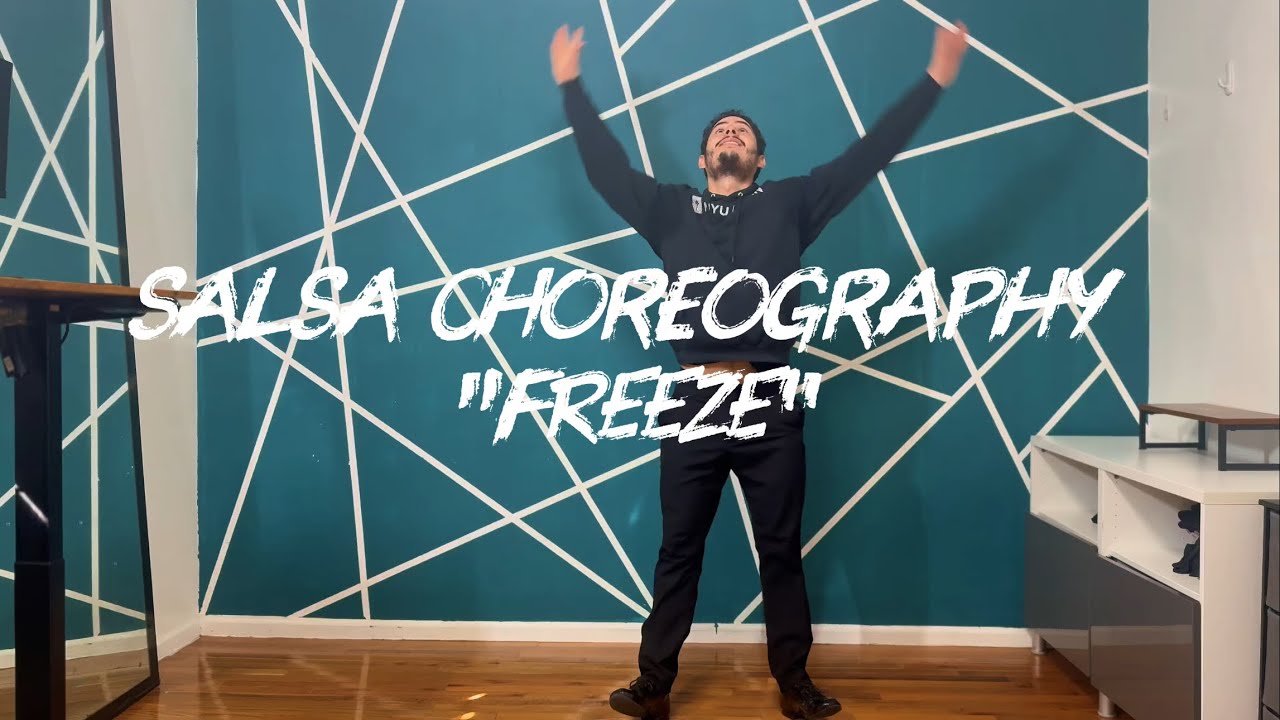 Salsa on2 Beginner Choreography - Freeze