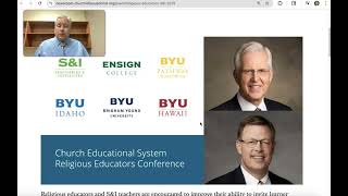Seminary Teacher Training - Religious Educators Conference