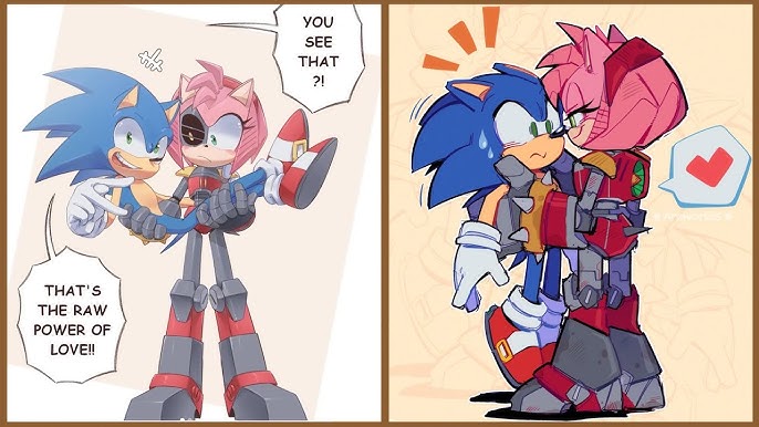 Metal Sonic FALLS IN LOVE with RUSTY ROSE?! (Sonic Prime Comic Dub