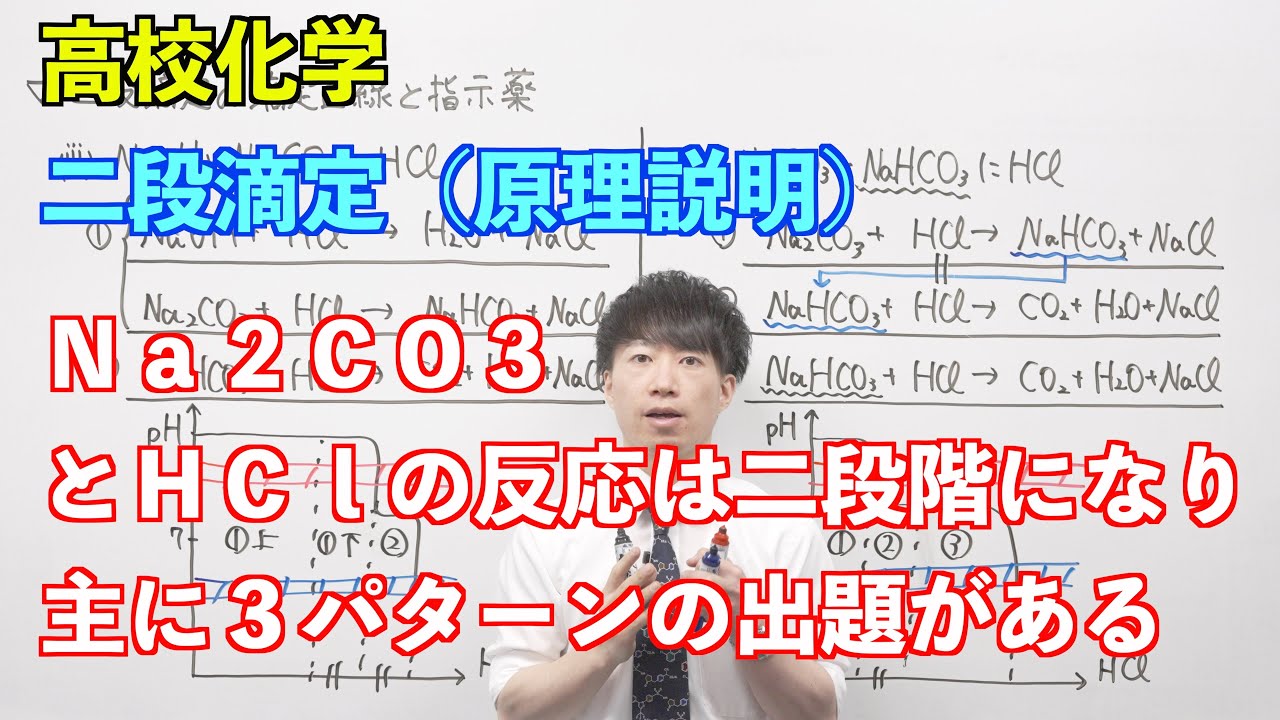 【高校化学】講習#01-1 〜二段滴定（原理説明）〜