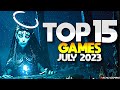 Top 15 NEW Videogames Releasing in July 2023