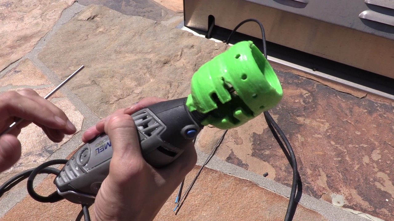 3D Printed TIG Tungsten Electrode Grinder YouTube