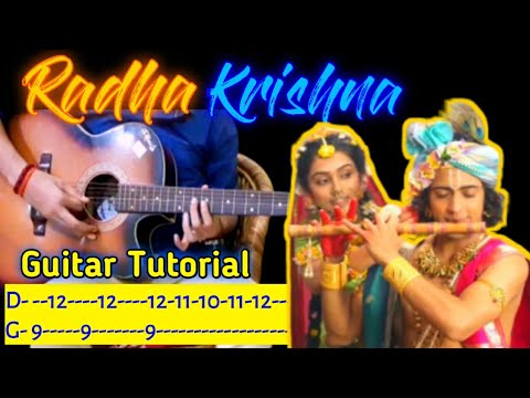 Radha Krishna Flute Guitar Lesson???? || Radha Krishna || Easy Guitar Tutorial || Angshuman Rakshit ||