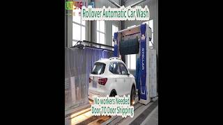 Budget-friendly automatic rollover car wash machine