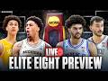 March Madness Elite Eight LIVE Preview 🍿 | Tennessee vs Michigan, UConn vs Duke