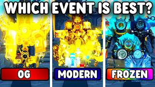 WHICH CLOCK EVENT HAS THE BEST UNITS? (Toilet Tower Defense) screenshot 5