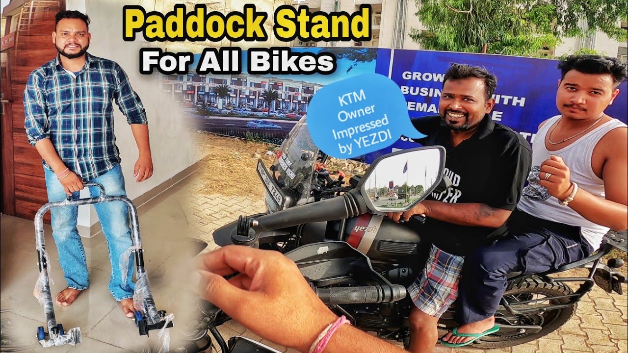KTM Owner Impressed By YEZDI ADVENTURE Paddock Stand For All bikes