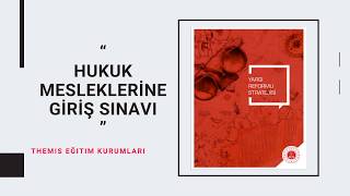 Themis Uzem Hukuk Meslekleri̇ne Gi̇ri̇ş Sinavi