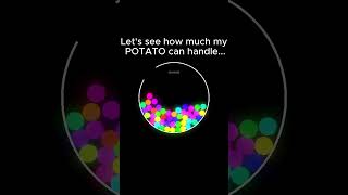 Test Physics Simulation #physics #satisfying #simulation #algorithm #coding #shorts