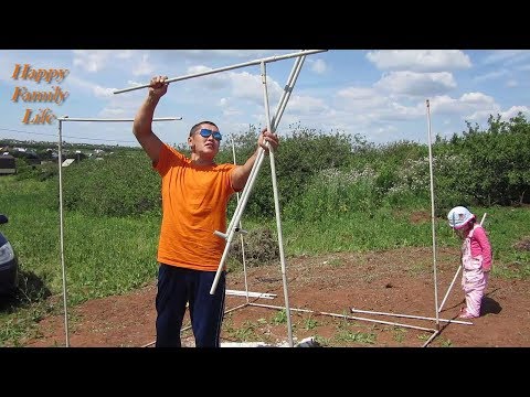 Vlog. Распределитель воды для шланга своими руками. Дачный участок 8 рабочий день. Safina Family