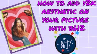 How to add Y2K aesthetic on your Instagram photo in #B612 App | #B612tutorial #shorts screenshot 3