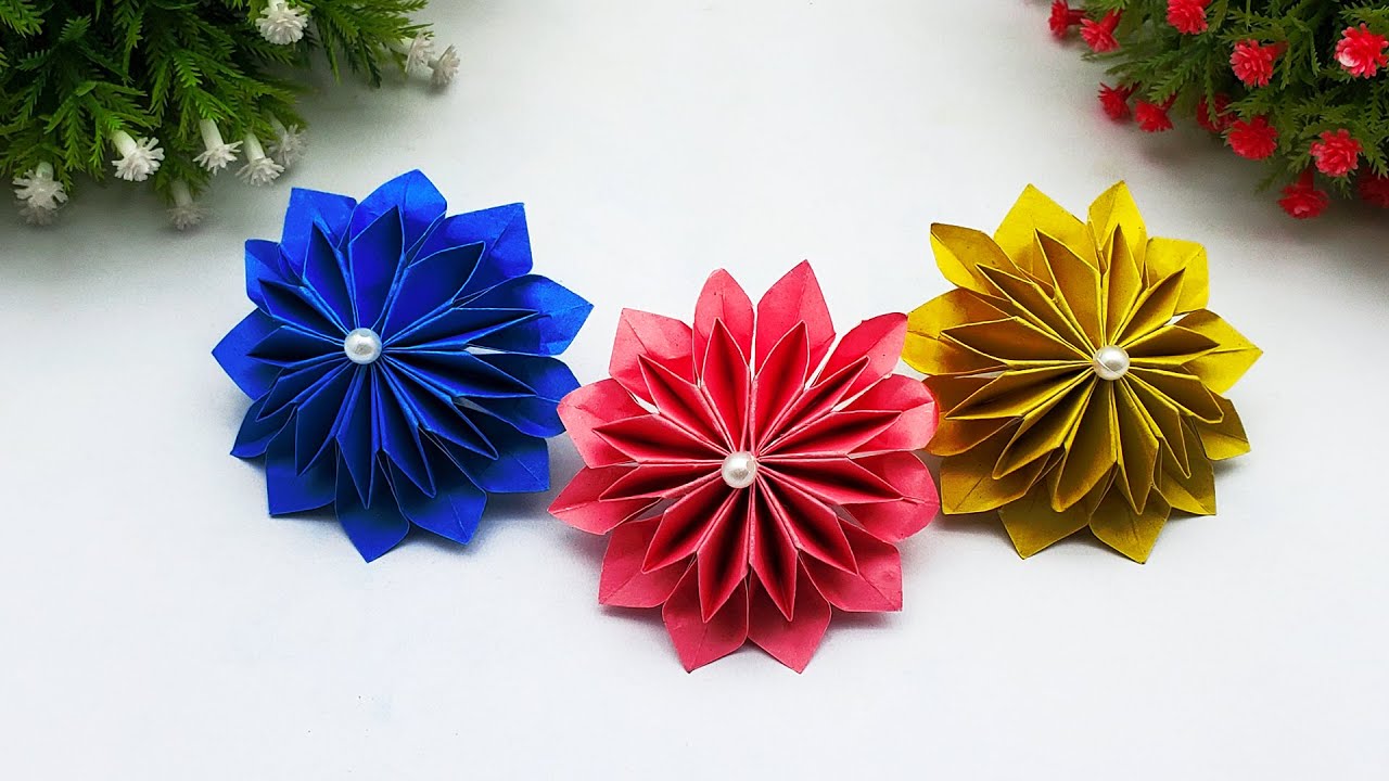Easy paper Flowers Making Instructions How To Make Diy Paper Flower