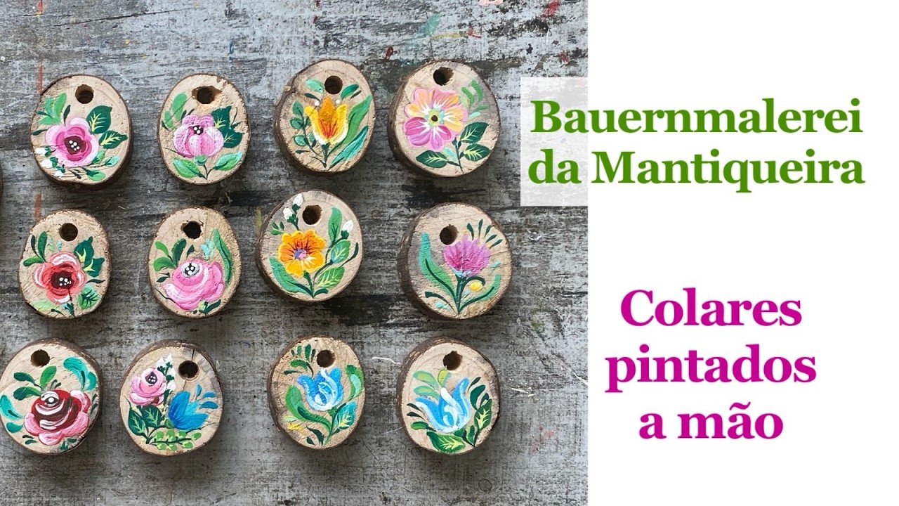 Pinte seus próprios colares