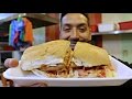 Tortas de milanesa molida, pierna y quesillo, El Chatín