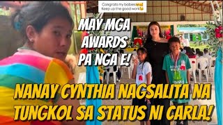 Nanay Cynthia Nagsalita Na Tungkol Sa Totoong Status Ni Carla Topular Sa Eskwelahan