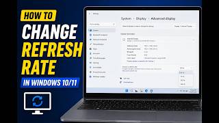 How to Change Refresh Rate in Windows 10/11