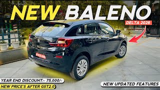 Maruti Suzuki Baleno Delta 2026 New Updated Model GST Price Features Mileage All Details 