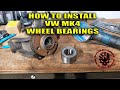 How to install VW MK4 Wheel Bearings S7EP13