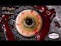 Recette d'Œil Sanglant d'Halloween : Panna Cotta Chocolat Blanc et Coulis de Framboises
