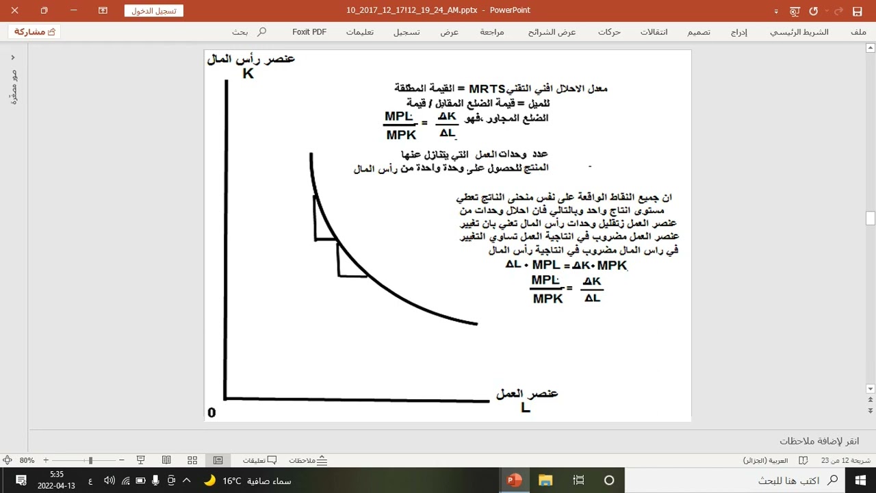 حل السلسلة الثانية في مقياس الاقتصاد الجزئي 02 حول نظرية سلوك المنتج (Producer Behavior Theory)
