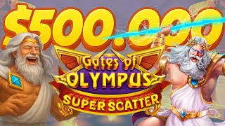 $500,000 Gates of Olympus Super Scatter – Zeus STRIKES AGAIN!