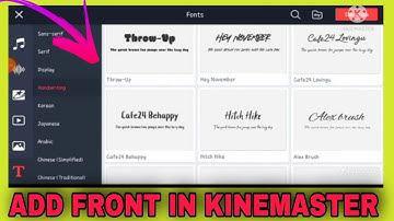 How To Add custom Fonts In Kinemaster🔥| Kinemaster me my font add kaise kare | Jikuvai Yt |
