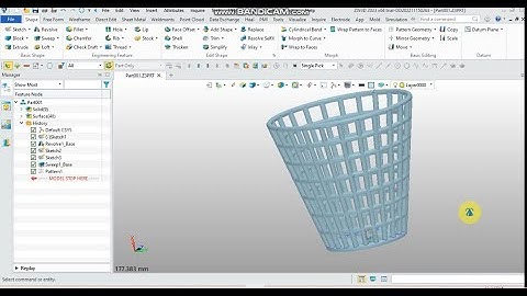 ZW3D , Grill basket (used revolve and sweep)