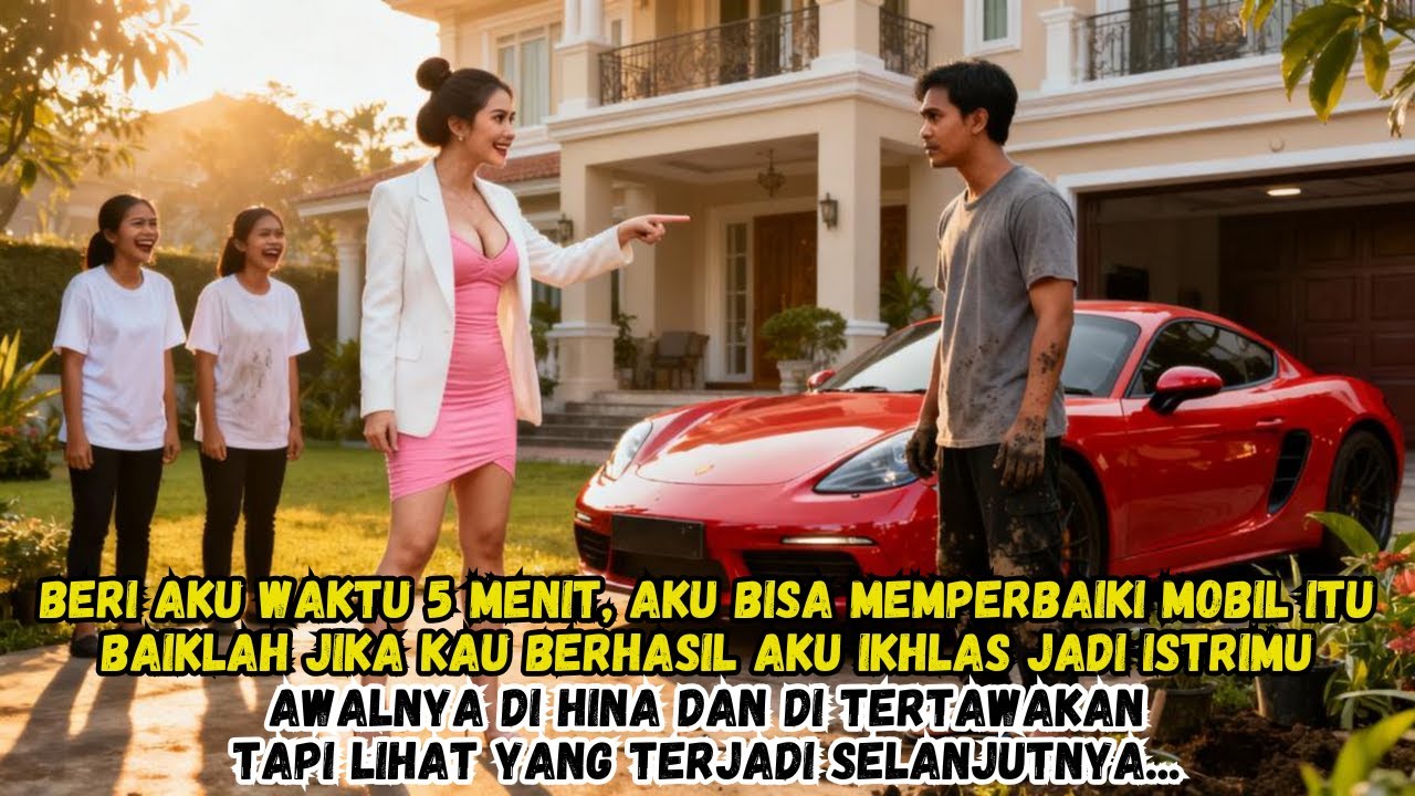 Kamu Cuma Tukang Kebun! Awalnya Di Hina, Tapi Saat Ia Hidupkan Mobil 5 Miliar Itu, Semua Terdiam…