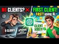 No Clients ❌ Use ChatGPT to Get Your First Freelance Client Fast