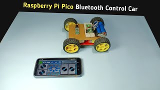 How to Make a Raspberry Pi Pico Bluetooth Control Car.