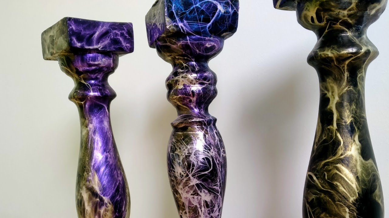 ترخيم اعمده جبس برامق بثلاث طرق مختلفه (الترخيم الاسود ) السحاب المطاط