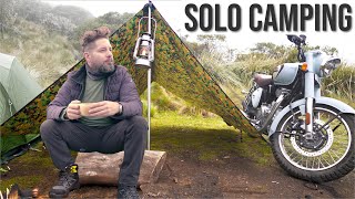 Small Motorcycle Camping