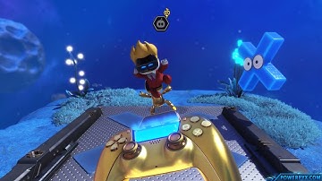 Astro Bot - Shocking Behavior - 100% Walkthrough (All Bots)