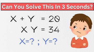 Fastest Method on the Internet | Can You Solve in Just 3 Seconds ?