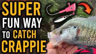 Crappie Fishing with Fin Spin Jig Heads!