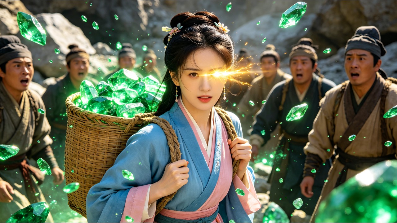 鄉野丫頭意外獲得全能神眼，透視鑑寶、讀心預知樣樣精通 #短劇 #全能神眼