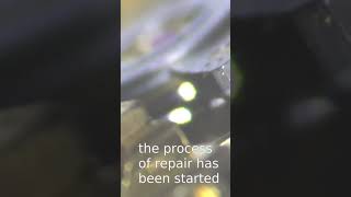 How I fixed a Balance Hairspring After Big Impact #shorts