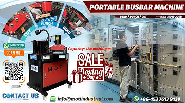 Discover the SECRET to Efficient Portable Busbar Machine with MOTI 200B