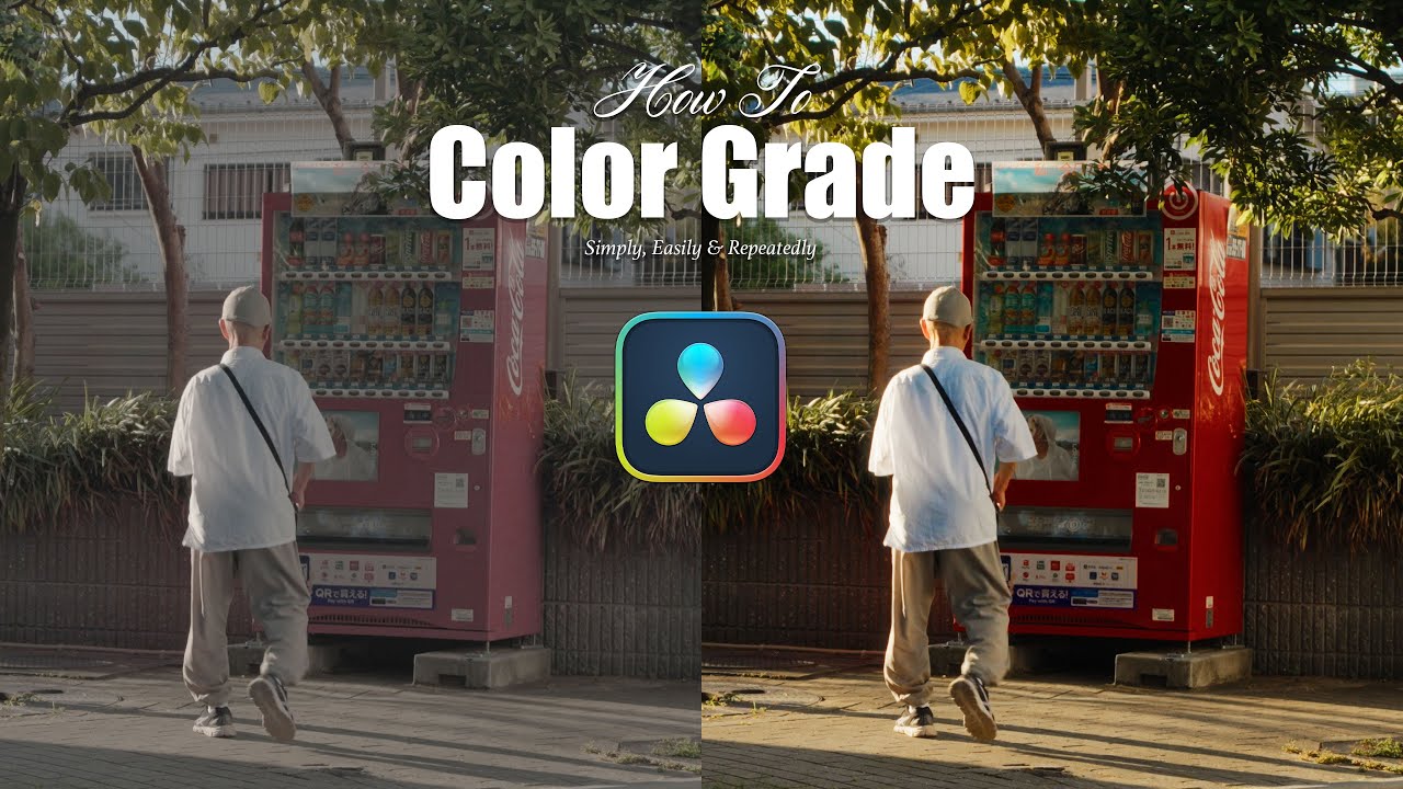 I Made Color Grading QUICK and SIMPLE (Free Powergrade)