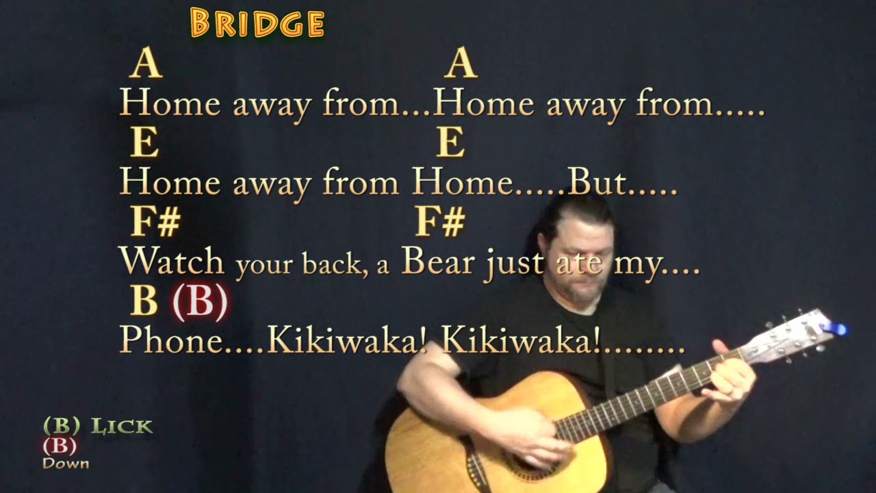 camp kikiwaka guitar chords